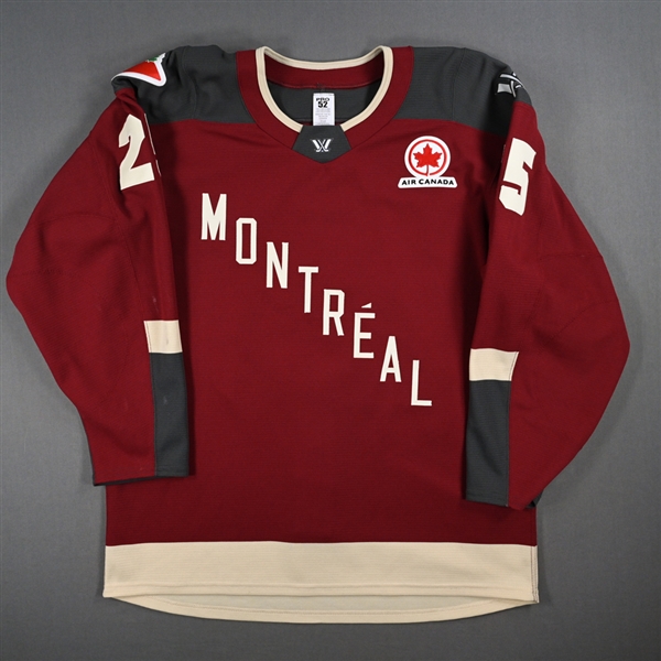 Melodie Daoust - Maroon Set 1 Jersey - Inaugural Season