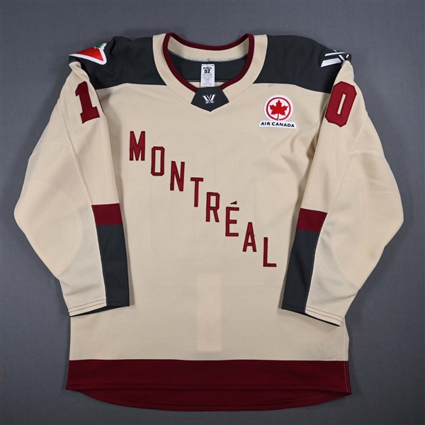 Brigitte Laganière - Cream Set 1 Jersey - Inaugural Season - Worn in First Game in Team History