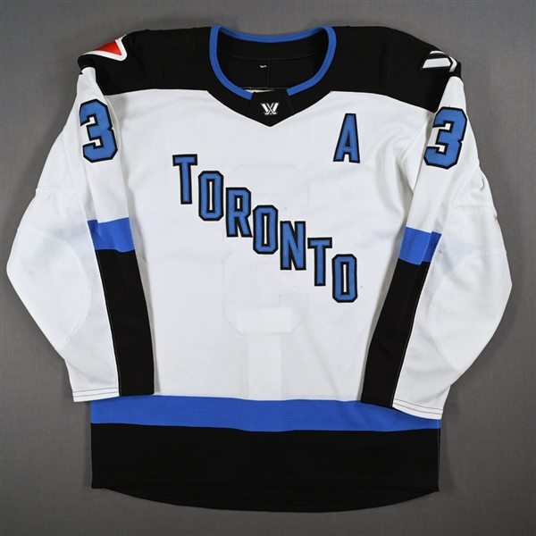 Jocelyne Larocque - White Set 1 w/A Jersey - Inaugural Season - PHOTO-MATCHED