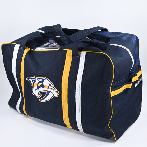 Kiefer Sherwood - Navy Equipment Bag - 2023-24 NHL Season