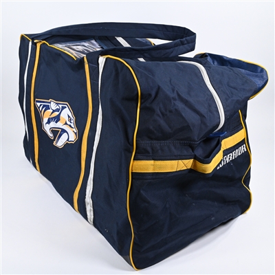 Spencer Stastney - Navy Equipment Bag - 2023-24 NHL Season