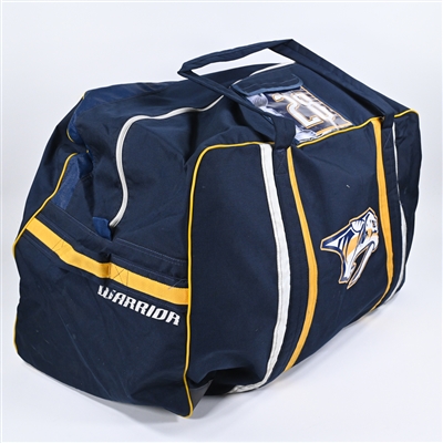 Jaret Anderson - Navy Equipment Bag - 2023-24 NHL Season