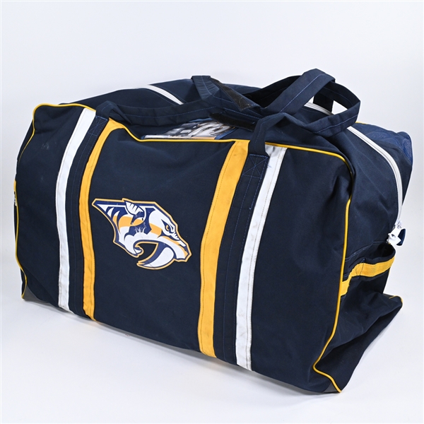 Cole Smith - Navy Equipment Bag - 2023-24 NHL Season