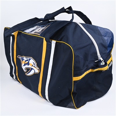 Jason Zucker - Navy Equipment Bag - 2023-24 NHL Season