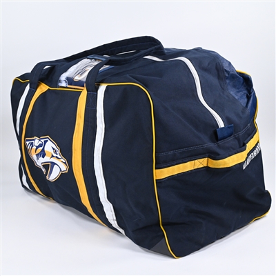 Jeremy Lauzon - Navy Equipment Bag - 2023-24 NHL Season