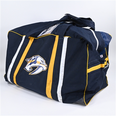 Cody Glass - Navy Equipment Bag - 2023-24 NHL Season