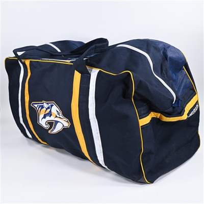 Colton Sissons - Navy Equipment Bag - 2023-24 NHL Season