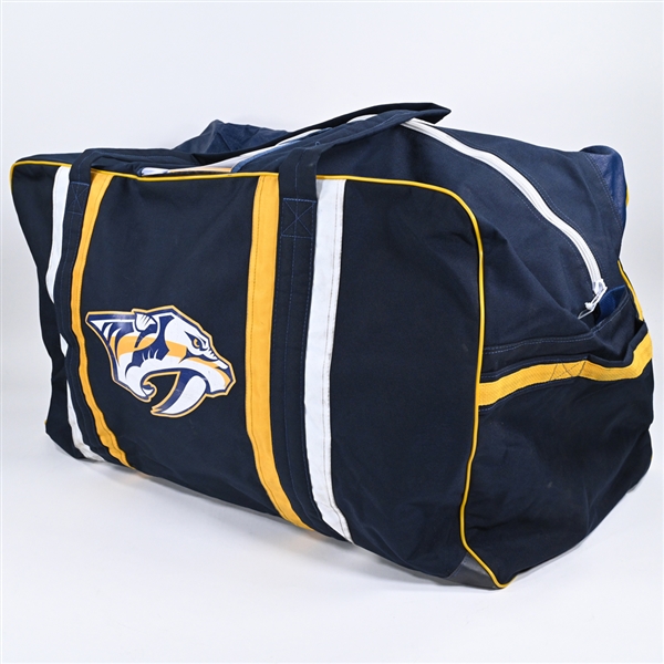 Mark Jankowski - Navy Equipment Bag - 2023-24 NHL Season