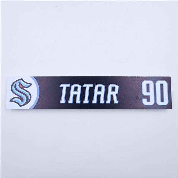 Tomas Tatar - Seattle Kraken - Locker Room Nameplate - 2023-24 NHL Season