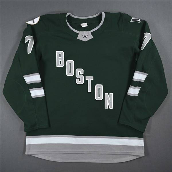 Sidney Morin - Green Set 1 Jersey - Inaugural Season - Worn in First Game in Team History