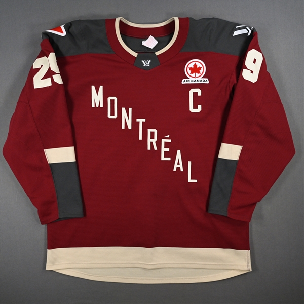 Marie-Philip Poulin - Maroon Set 1 w/C Jersey - Inaugural Season - PHOTO-MATCHED