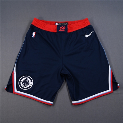 Cam Christie - Icon Edition Shorts - Worn in Inaugural Game at Intuit Dome - 10/23/2024 vs. Phoenix Suns - Dressed, Did Not Play (DNP)