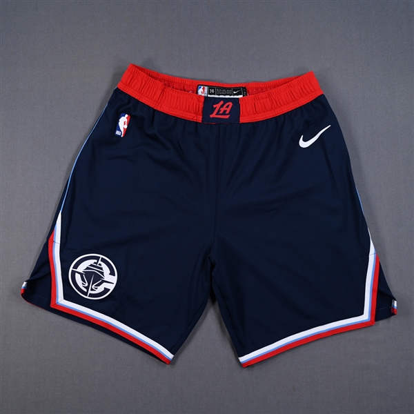 Derrick Jones Jr. - Icon Edition Shorts - Worn in Inaugural Game at Intuit Dome - 10/23/2024 vs. Phoenix Suns