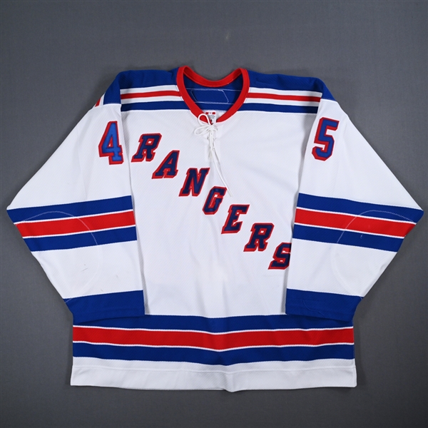 Joe Barnes - White Traverse City Rookie Tournament Jersey