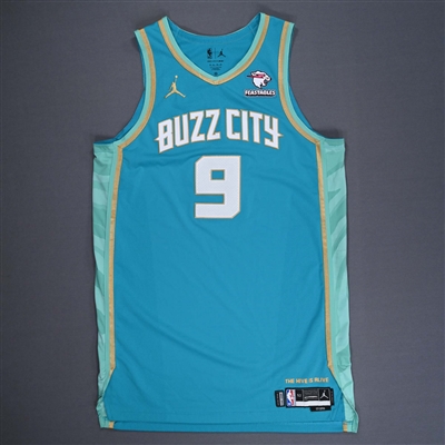 Davis Bertans - Charlotte Hornets - City Edition Jersey - Worn 4/9/2024 - 2023-24 NBA Season