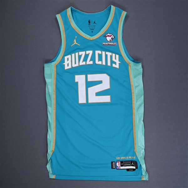 Leaky Black - Charlotte Hornets - City Edition Jersey - Worn 4/9/2024 - 2023-24 NBA Season