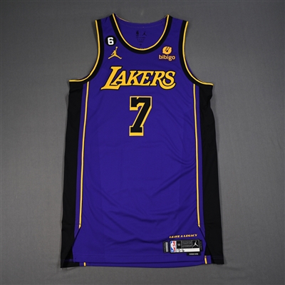 Troy Brown Jr. - Los Angeles Lakers - Statement Edition Jersey - Worn 12/16/2022 - 2022-23 NBA Season