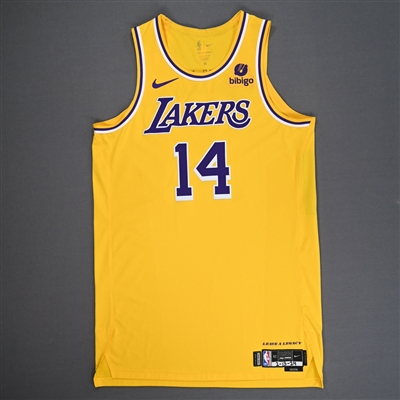 Colin Castleton - Los Angeles Lakers - Game-Issued Icon Edition Jersey - 2023-24 NBA Season