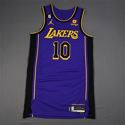 Max Christie - Los Angeles Lakers - Statement Edition Jersey - Worn 12/16/2022 - 2022-23 NBA Season