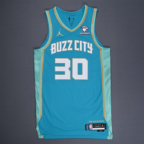 Seth Curry - Charlotte Hornets - Game-Issued City Edition Jersey - 2023-24 NBA Season