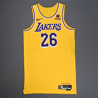 Spencer Dinwiddie - Los Angeles Lakers - Icon Edition Jersey - Worn 2/13/24 - 2023-24 NBA Season