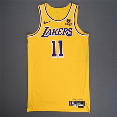 Jaxson Hayes - Los Angeles Lakers - Icon Edition Jersey - Worn 2 Games - 2/5/24 & 2/13/24 - 2023-24 NBA Season