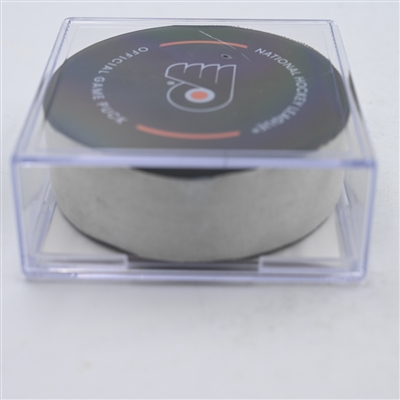 Erik Johnson - Philadelphia Flyers - Goal Puck - April 16, 2024 vs. Washington Capitals (Flyers Logo)