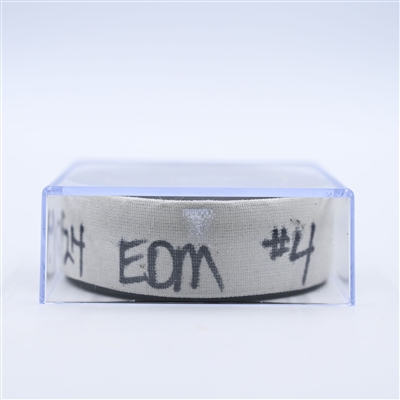 Brett Kulak - Edmonton Oilers - Goal Puck - October 17, 2024 vs. Nashville Predators (Predators Logo)