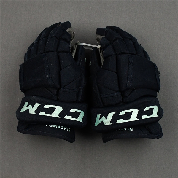 Colin Blackwell - Game-Worn CCM HG 12 Gloves  - 2021-22 NHL Season