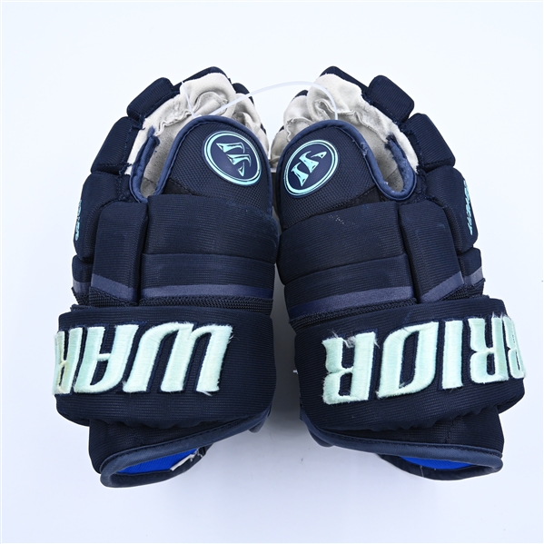 Shane Wright - Game-Worn Warrior Covert Gloves - 2022-23 NHL Preseason