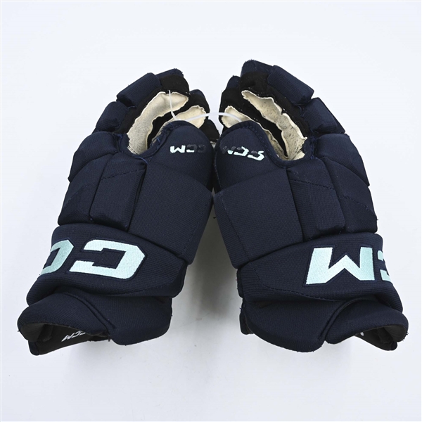 Jared McCann - Game-Worn CCM Gloves  - 2022-23 NHL Season