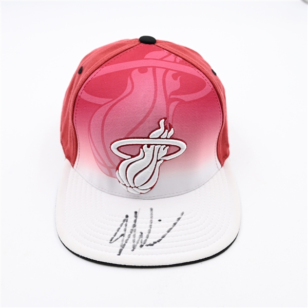 Justise Winslow - Miami Heat - 2015 NBA Draft Class - Autographed Hat