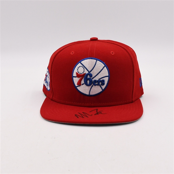 Markelle Fultz - Philadelphia 76ers - 2017 NBA Draft Class - Autographed Hat