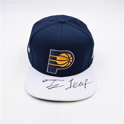 T.J. Leaf - Indiana Pacers - 2017 NBA Draft Class - Autographed Hat