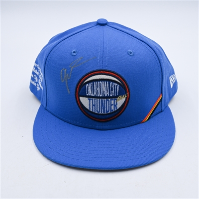 Jalen Williams - Oklahoma City Thunder - 2022 NBA Draft Class - Autographed Hat