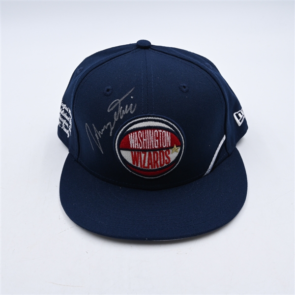 Johnny Davis - Washington Wizards - 2022 NBA Draft Class - Autographed Hat