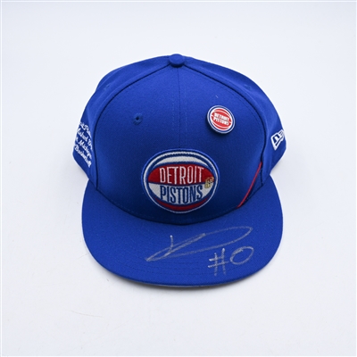 Jalen Duren - Detroit Pistons - 2022 NBA Draft Class - Autographed Hat