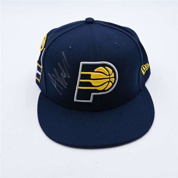 Andrew Nembhard - Indiana Pacers - 2022 NBA Draft Class - Autographed Hat