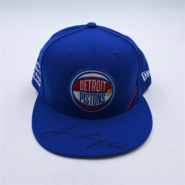 Jaden Ivey - Detroit Pistons - 2022 NBA Draft Class - Autographed Hat