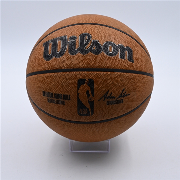 Game Ball - Inaugural Game at Intuit Dome - Used 10/23/2024 vs. Phoenix Suns - Used to Score the Clippers’ First Points 