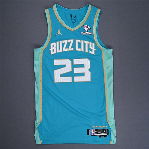 Tre Mann - Charlotte Hornets - City Edition Jersey - Worn 4/9/2024 - 2023-24 NBA Season