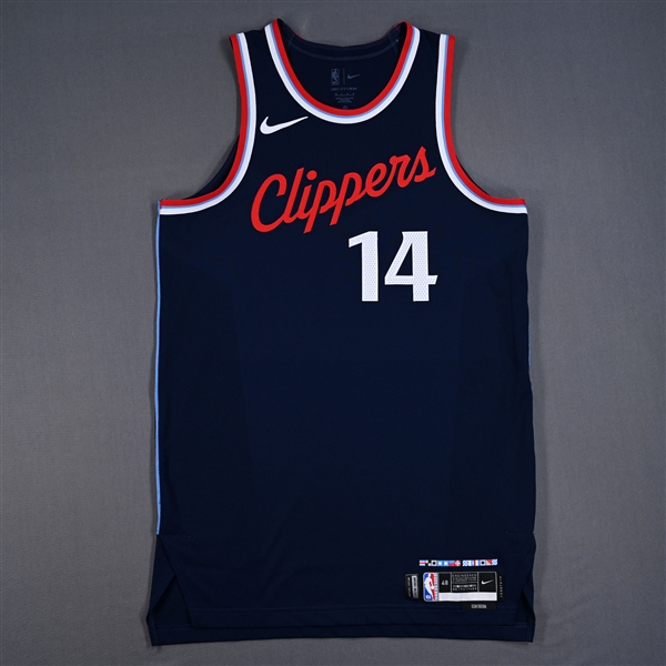 Terance Mann - Icon Edition Jersey - Worn in Clippers First Victory at Intuit Dome - Worn 3 Games - 10/27/24,10/30/24 & 11/4/24