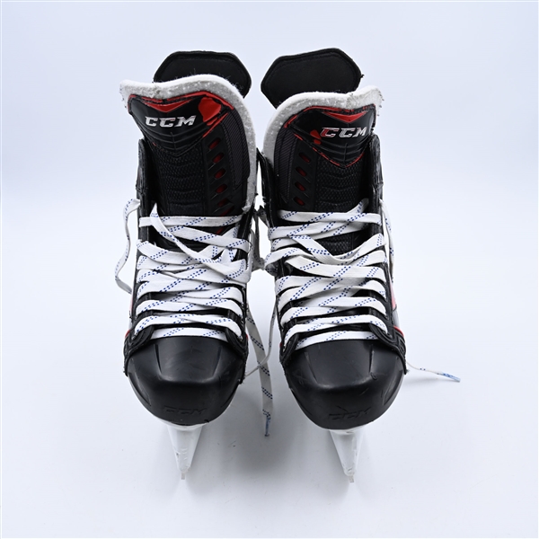 Connor McDavid - Edmonton Oilers - CCM JetSpeed Skates - 2024 Stanley Cup Final - Photo-Matched to All 7 Games - June 8, 2024 through June 24, 2024