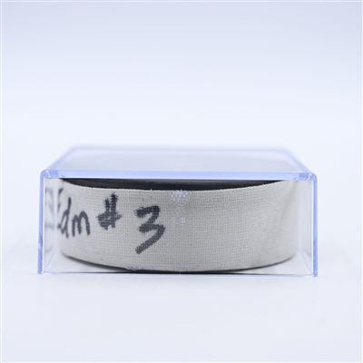 Connor McDavid - Edmonton Oilers - Goal Puck - October 17, 2024 vs. Nashville Predators (Predators Logo)