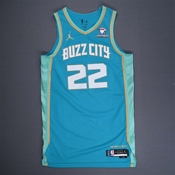 Vasilije Micic - Charlotte Hornets - City Edition Jersey - Worn 4/9/2024 - 2023-24 NBA Season