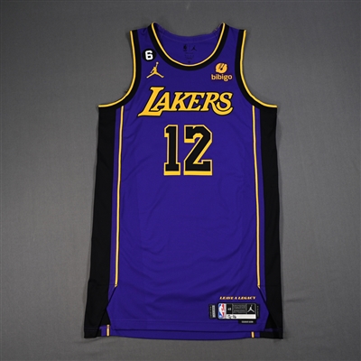 Kendrick Nunn - Los Angeles Lakers - Statement Edition Jersey - Worn 12/16/2022 - 2022-23 NBA Season