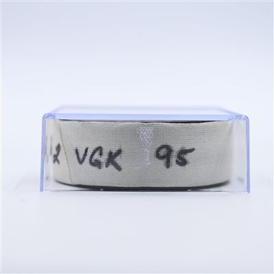 Victor Olofsson - Vegas Golden Knights - Goal Puck - October 15, 2024 vs. Washington Capitals (Capitals' 50th Anniversary Logo)
