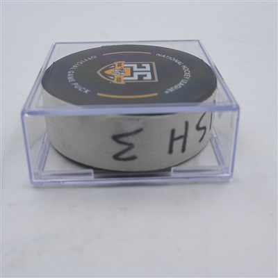 Ryan O'Reilly - Nashville Predators - Goal Puck - April 9, 2024 vs. Winnipeg Jets (Predators' 25th Anniversary Logo)