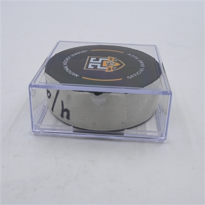 Ryan O'Reilly - Nashville Predators - Goal Puck - April 9, 2024 vs. Winnipeg Jets (Predators' 25th Anniversary Logo)