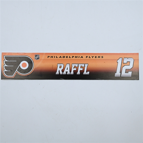 Michael Raffl - Philadelphia Flyers - Locker Room Nameplate - 2017-18 NHL Season